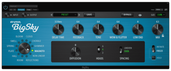Strymon BigSky Plugin v1.2.0 (Windows)