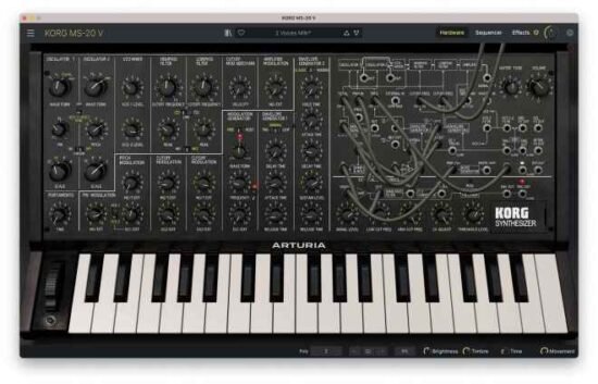 Arturia KORG MS-20 v1.3.3 (MacOs)