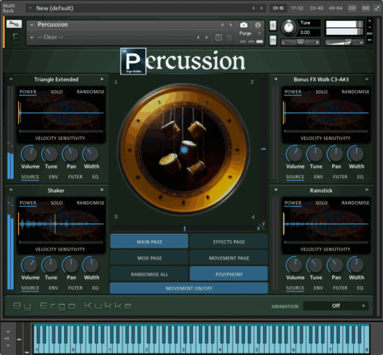 Ergo Kukke Percussion (Kontakt)