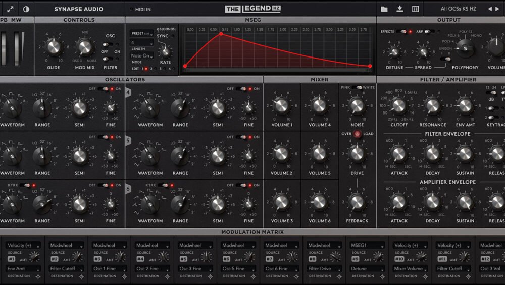 Synapse Audio The Legend HZ v2.0.2 (Mac)